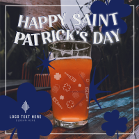 Happy Saint Patrick's Day Instagram Post Design