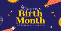 Birthday Month Promo Facebook Ad