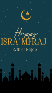 Isra' Mi'raj Spiritual Night Instagram Story