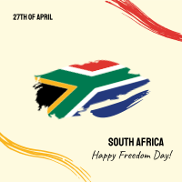 South Africa Freedom Day Linkedin Post Design