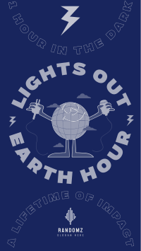 Earth Hour Lights Out Instagram Story