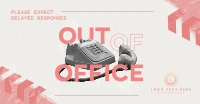 Grungy Out Of Office Facebook Ad