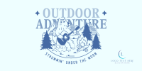 Outdoor Adventure Camping Twitter Post