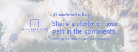 Love Your Pet Day Giveaway Facebook Cover