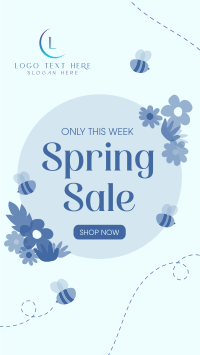 Spring Bee Sale Instagram Story