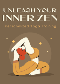 Quirky Yoga Unleash Your Inner Zen Flyer