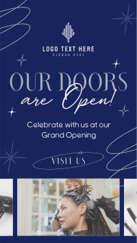 Grand Opening Salon Instagram Story