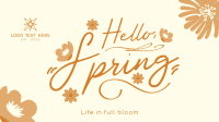 Hello Spring Greeting Animation