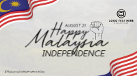 Malaysia National Day Celebrate Animation