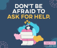 Ask for Help Facebook Post