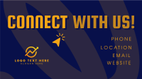 Minimalist Connect With Us Facebook Event Cover