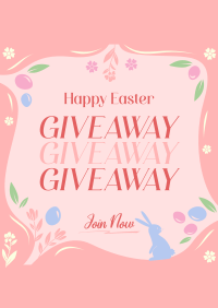 Blessed Easter Giveaway Poster