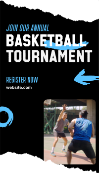 Basketball Tournament Facebook Story