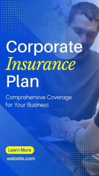 Corporate Insurance Plan Facebook Story Design