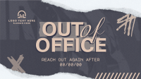 Grunge Out Of Office Facebook Event Cover