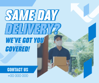 Courier Delivery Services Facebook Post