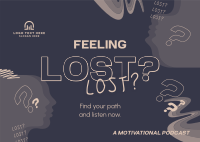 Lost Motivation Podcast Postcard