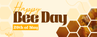 Happy Bee Day Facebook Cover