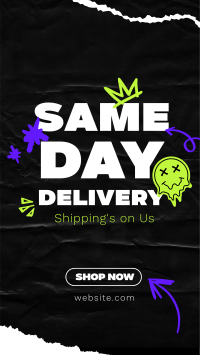 Same Day Delivery Instagram Story Design