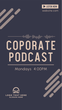 Corporate Podcast Facebook Story