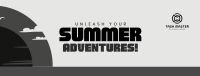 Minimalist Summer Adventure Facebook Cover Image Preview