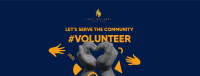 All Hands Community Volunteer Facebook Cover Design