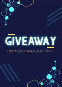 Hex Tech Giveaway Flyer