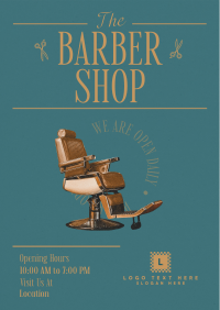 Editorial Barber Shop Flyer