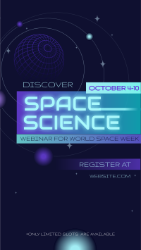 Space Week Webinar Instagram Reel Image Preview