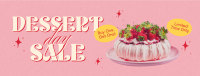 Retro Dessert Sale Facebook Cover