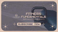 Geometric Fitness Gym YouTube Banner