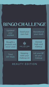 Beauty Bingo Challenge Facebook Story