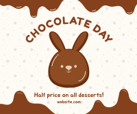 Chocolate Bunny Facebook Post