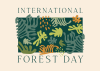 International Forest Day Postcard Design