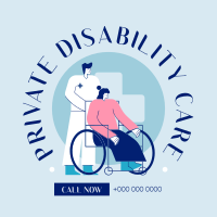 Nurses for the Disabled Instagram Post Design
