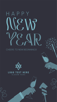 New Year Celebration Instagram Story Design