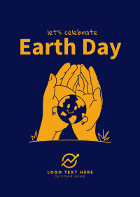 Holding Earth Poster