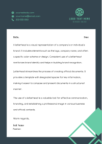 Asset Management Letterhead example 2