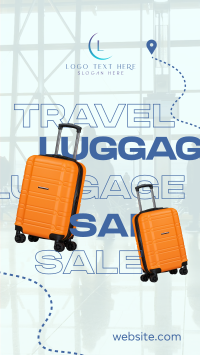 Travel Luggage Sale TikTok Video Design