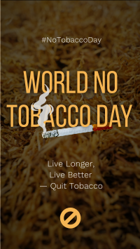 No Tobacco Day Instagram Story