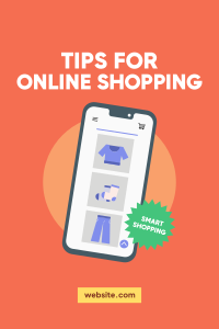 Online Shopping Tips Pinterest Pin Design