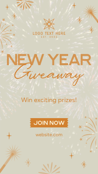 New Year Special Giveaway Facebook Story