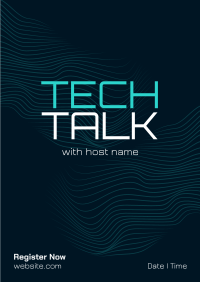 Futuristic Talk Poster