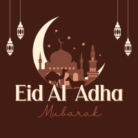 Blessed Eid Al Adha Instagram Post Design