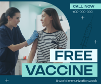 Free Vaccine Week Facebook Post