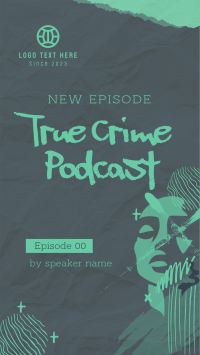 True Crime Podcast Instagram Story