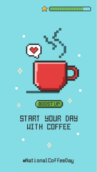 Coffee Day Pixel Instagram Story