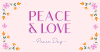 Floral Peace Day Facebook Ad