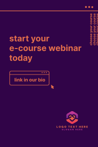 E-Course Webinar Pinterest Pin