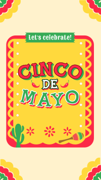 Cinco de Mayo Picado Greeting Instagram Story